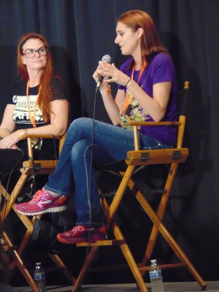 into the black midsummer scream 2017 panel haunted house fairplex pomona aubree garman horror film